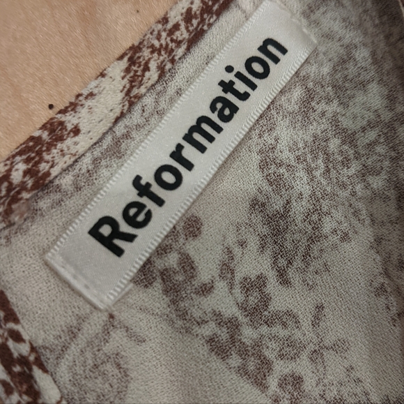 Reformation Rousseau Gavin Midi Dress - Picture 15 of 16